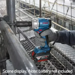 Chave de impacto sem fio bosch gds 18v-350, driver de impacto de ajuste de 3 eng - Imagem 10