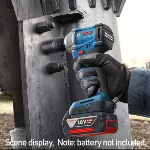 Chave de impacto sem fio bosch gds 18v-350, driver de impacto de ajuste de 3 eng - Imagem 9