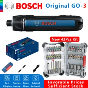 BOSCH GO 3 Chave de fenda sem fio 3.6V Bateria de íon de lítio recarregável F