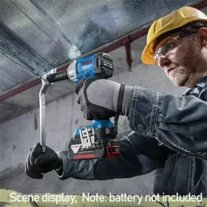 Chave de impacto sem fio bosch gds 18v-350, driver de impacto de ajuste de 3 eng - Imagem 6