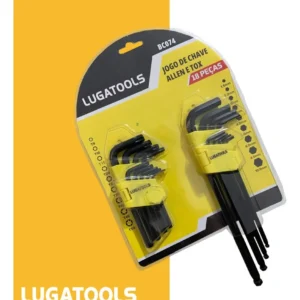 Kit Jogo Chave Torx L Longa E Allen Torque Bola 18 - Imagem 3