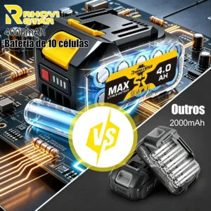 Chave De Impacto Sem Fio 850Nm - Imagem 3
