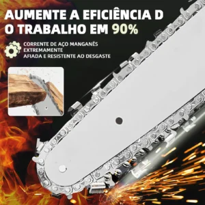 Motosserra Eletrica Sem Fio 6 8 Polegadas 21V Com - Imagem 5