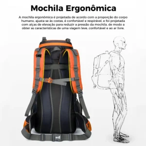 Joyfox Mochila Impermeavel Trilha Camping Viagem - Imagem 14