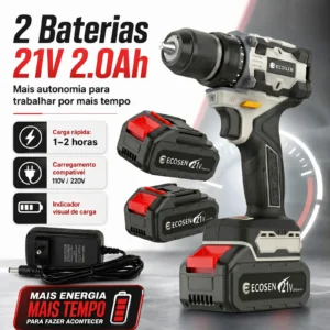 Furadeira Parafusadeira Sem Fio Brushless 2 - Imagem 3