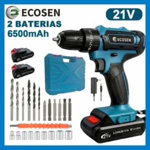 Furadeira Parafusadeira Impacto 3 Em 1 21V 6500Mah