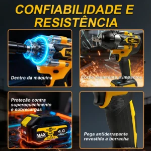 Chave De Impacto Sem Fio 850Nm - Imagem 13