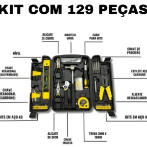 Jogo De Ferramentas Kit 129 Pecas - Imagem 5