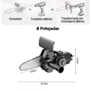 Adaptador De Motoserra Para Furadeira E - Imagem 3