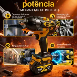 Chave De Impacto Sem Fio 850Nm - Imagem 7
