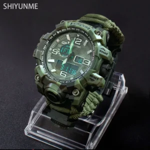 Shiyunme Relogio Masculino De Sobrevivencia Ao Ar - Imagem 9