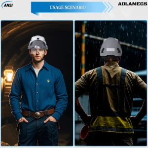 Capacete De Seguranca De Construcao Ce Com Oculos - Imagem 14