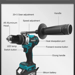 Kamolee Brushless Broca Eletrica Impacto Ice - Imagem 16