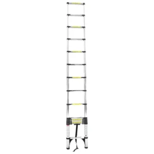 Escada De Aco E Aluminio Telescopica 14 Degraus - Imagem 7