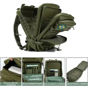 Mochila Tatica Ao Ar Livre A Prova Dagua Grande - Imagem 4
