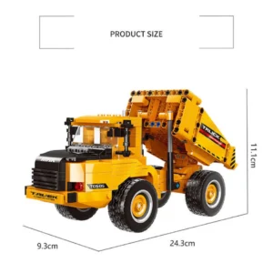 Cidade Tecnica Moc Wheelloader Carro Caminhao De - Imagem 11