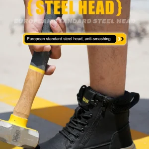 Botas De Trabalho Masculinas A Prova De Punctura - Imagem 12