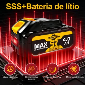 Soprador Turbo Sem Fio 20V 4Ah 84Db - Imagem 8