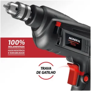 Furadeira De Impacto Mondial 550W 2 Pecas - Imagem 4