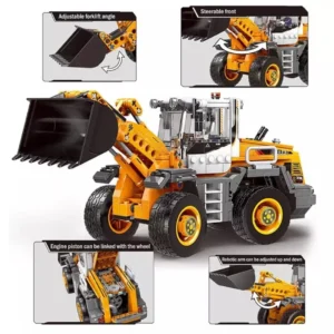 Cidade Tecnica Moc Wheelloader Carro Caminhao De - Imagem 12
