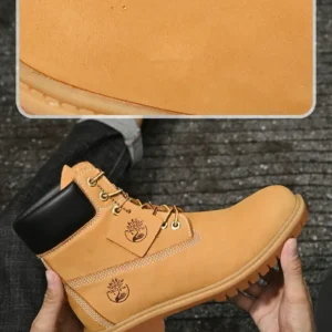 Botas Masculinas De Cano Alto De Alta Qualidade - Imagem 11