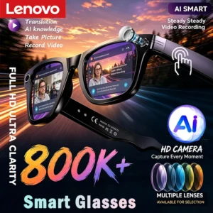 Oculos Inteligentes Lenovo 8K Hd Com Reproducao De