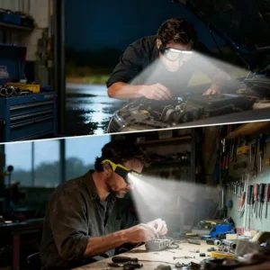 Oculos De Seguranca Led Recarregaveis Com Farois - Imagem 11