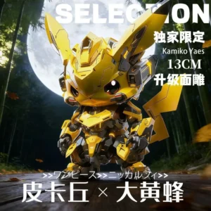 Nova Figura Pikachu Cos Bumblebee Mecha Pikachu - Imagem 9