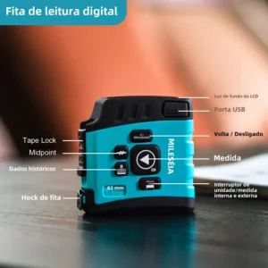 Mileseey Dt20 Bluetooth Fita Metrica A Laser - Imagem 5