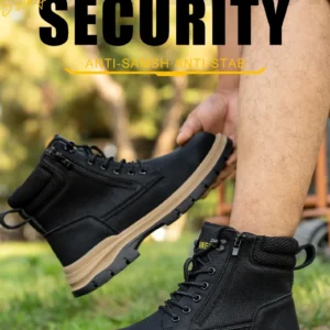 Botas De Trabalho Masculinas A Prova De Punctura - Imagem 8