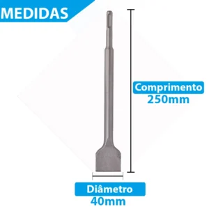 Kit Ponteira E Talhadeiras Sds Plus Para Martelete - Imagem 4