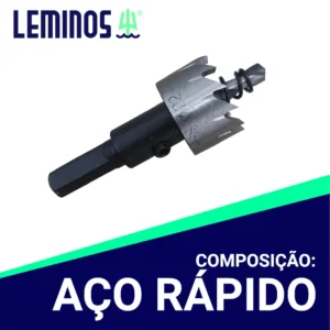 Brocas Serra Copo Aco Rapido Furar Ferro Aco Metal - Imagem 2
