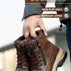Botas De Trabalho Masculinas A Prova De Punctura - Imagem 14
