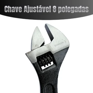 Chave Inglesa Boca Ajustavel Universal 8 Polegadas - Imagem 3