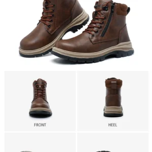 Botas De Trabalho Masculinas A Prova De Punctura - Imagem 25