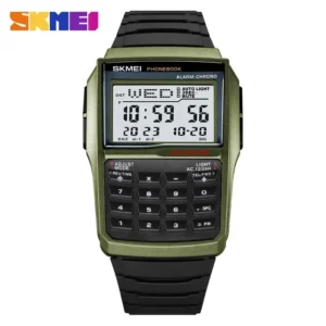 Skmei 2255 Relogio Para Homem Duplo Tempo Contagem - Imagem 6