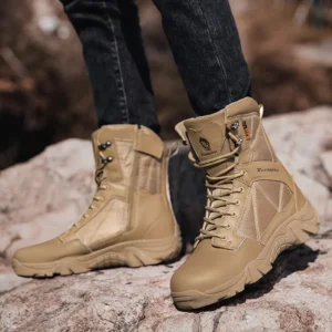 Botas De Trabalho Anti Esmagamento De Cano Alto Ao - Imagem 6