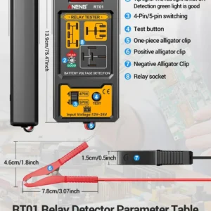 Testador De Rele Automotivo 12V 24V Universal 4 - Imagem 15
