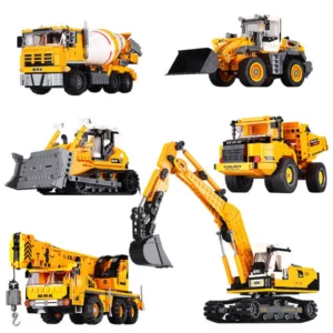 Cidade Tecnica Moc Wheelloader Carro Caminhao De - Imagem 9