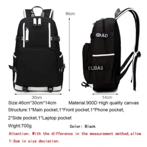 Venda Quente Das Mulheres Dos Homens Mochila R - Imagem 3