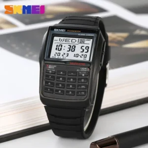Skmei 2255 Relogio Para Homem Duplo Tempo Contagem - Imagem 3