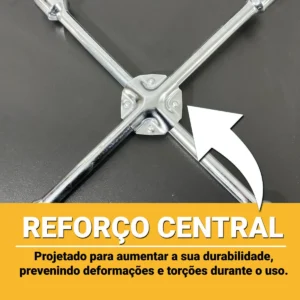 Chave De Roda Cruz 4 Bocas 14 Pol 17X19X21X23Mm - Imagem 4