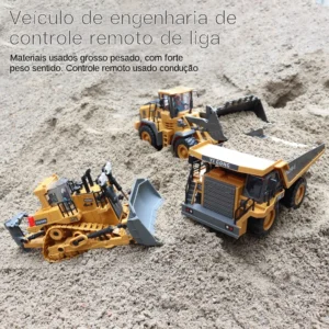 Zwn Caminhao Basculante Escavadeira De Controle - Imagem 6