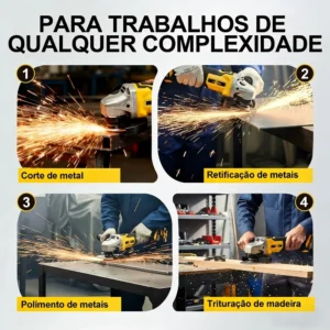 Esmerilhadeira Angular 20V 1400W - Imagem 14