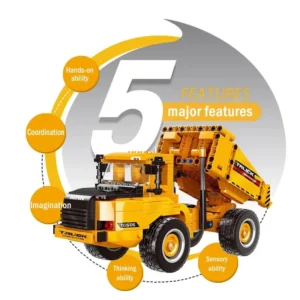 Cidade Tecnica Moc Wheelloader Carro Caminhao De - Imagem 4