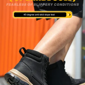 Botas De Trabalho Masculinas A Prova De Punctura - Imagem 11
