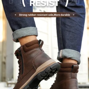 Botas De Trabalho Masculinas A Prova De Punctura - Imagem 23