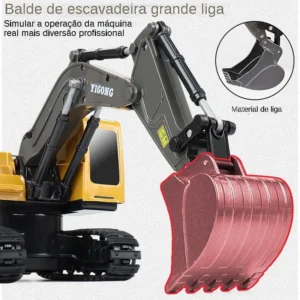 Zwn Caminhao Basculante Escavadeira De Controle - Imagem 3