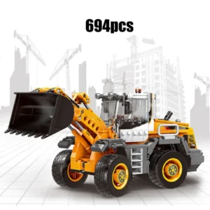 Cidade Tecnica Moc Wheelloader Carro Caminhao De - Imagem 14