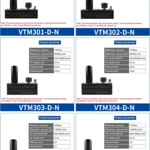 Gerador De Vacuo Pneumatico Multiestagio Jxd - Imagem 16